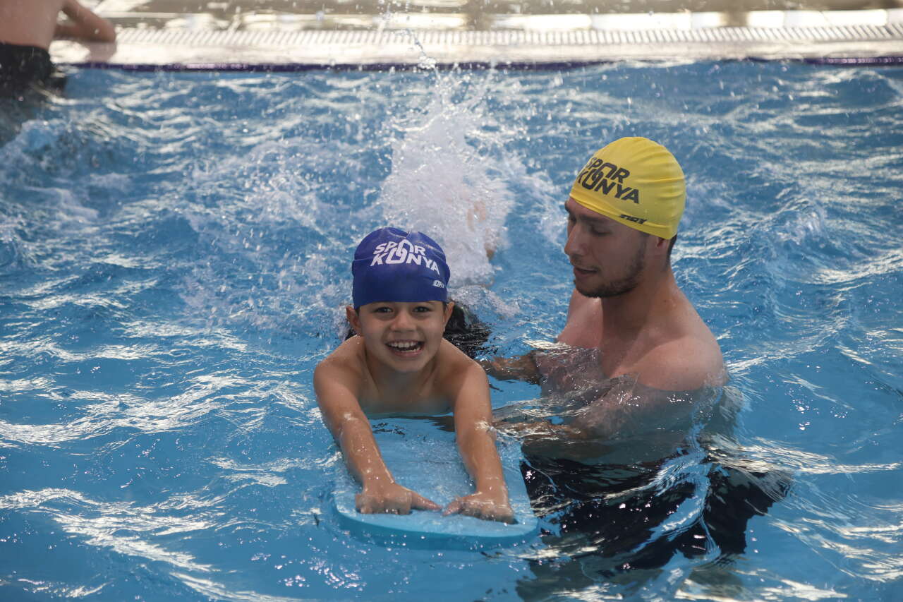 Konya’nın 20 ilçesinde yüzme eğitimleri verilmeye başladı 1